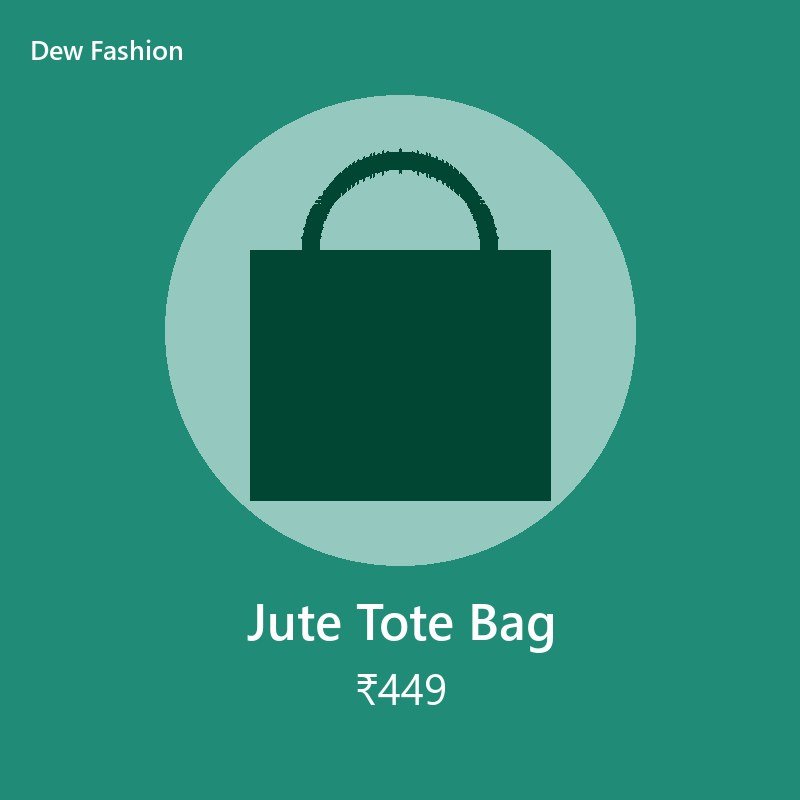 Jute Tote Bag